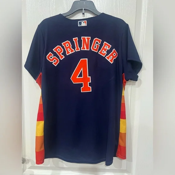 Majestic Women’s Astros Navy Jersey - Picture 2 of 9